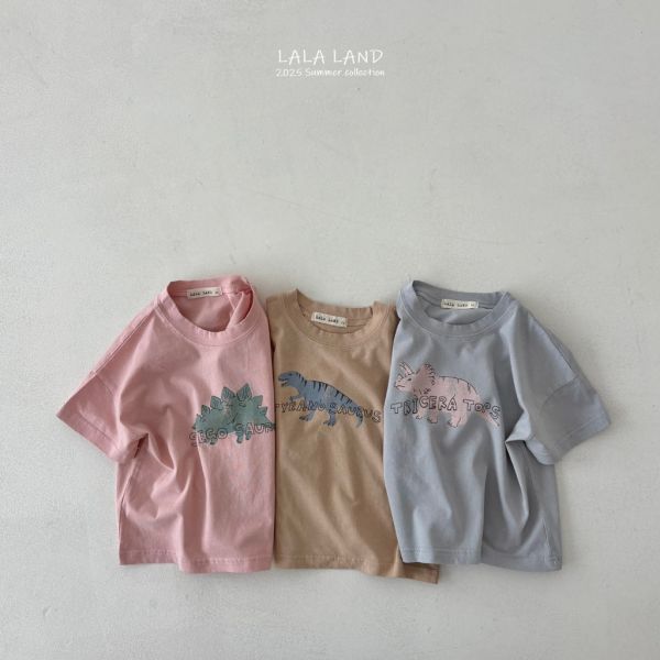 恐龍塗鴉短TEE｜3COLORS 