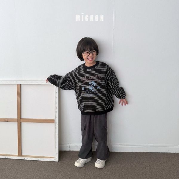 大野狼條紋衛衣｜2COLORS 