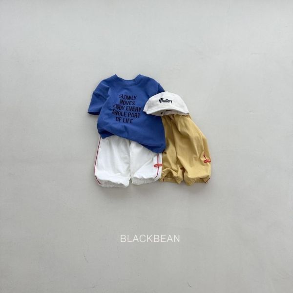 BLACKBEAN｜側線條休閒褲 