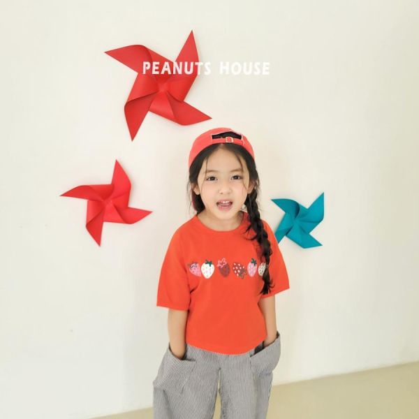 PEANUTS｜草莓短TEE 