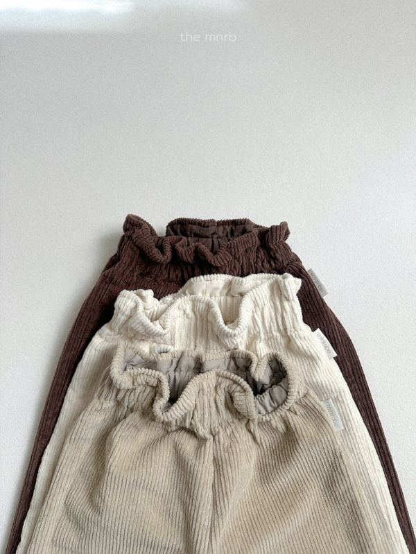 花苞燈芯絨褲｜3COLORS 