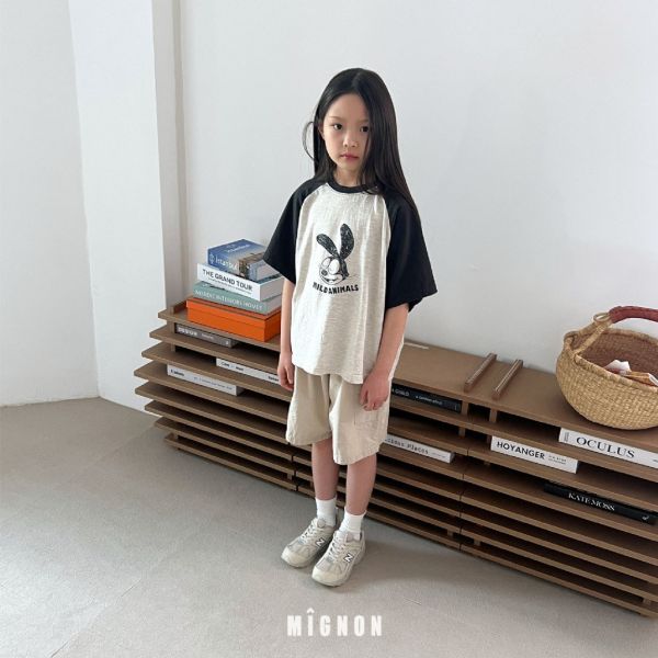 MILD ANIMALS棒球短袖TEE｜2COLORS 
