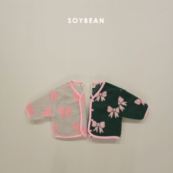 蝴蝶結羊羔毛外套｜2COLORS 