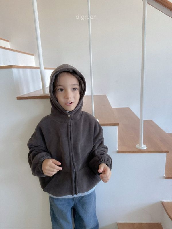 加絨連帽休閒外套｜3COLORS 