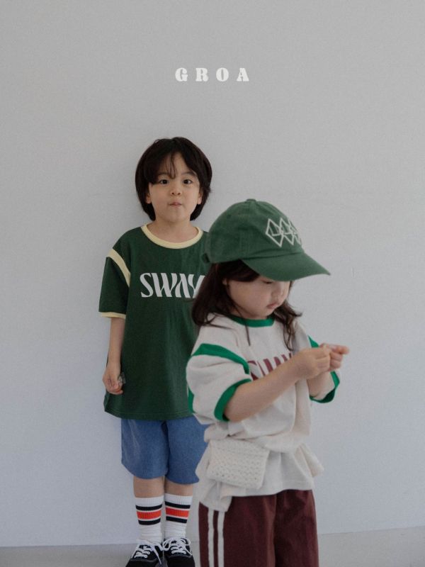 SWAY字母短TEE｜2COLORS 