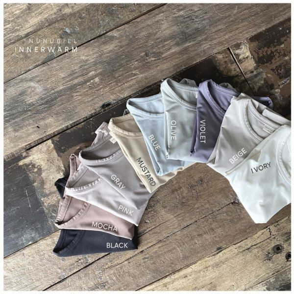 NU彈力發熱衣套裝(上衣+褲子)｜10COLORS 