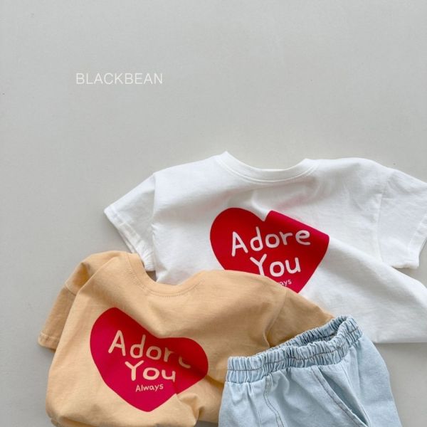 Adore You愛心短TEE｜2COLORS 