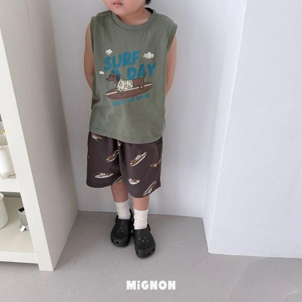 MIGNON｜臘腸狗衝浪短褲 
