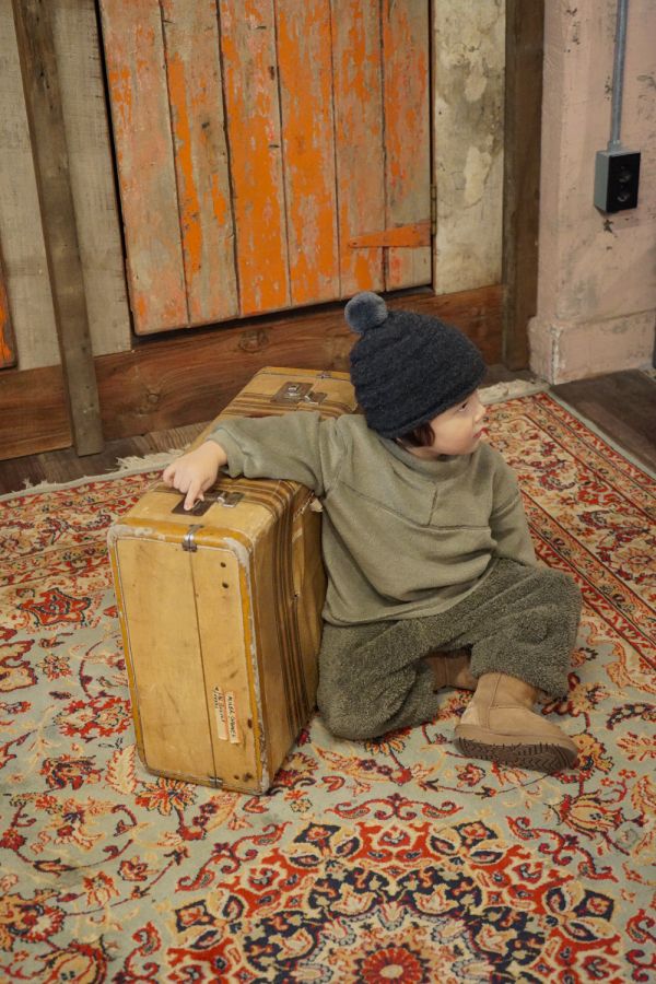 泰迪熊暖暖褲｜2COLORS 