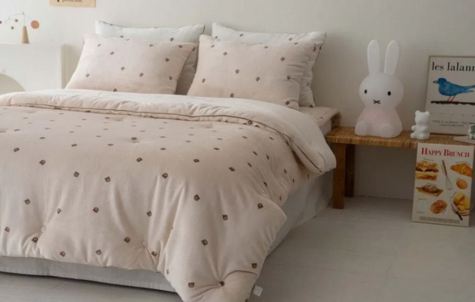 韓國製 泰迪熊雙面極細毛絨冬被｜3COLORS 