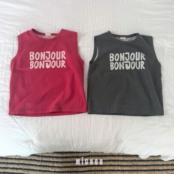 BONJOU無袖背心｜2COLORS 