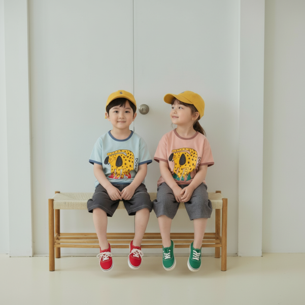 ORANGEMOM｜DOGGIE華夫格短袖 