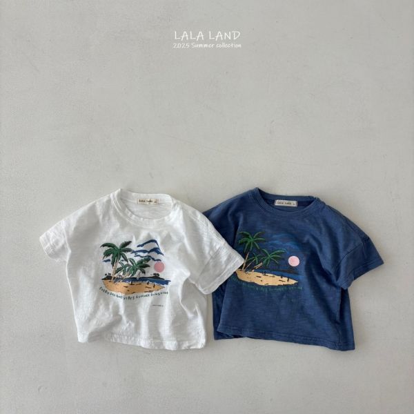 夏日海灘短TEE｜2COLORS 