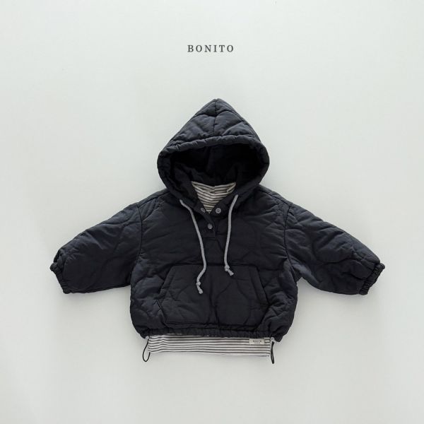 縫衍連帽上衣｜2COLORS 