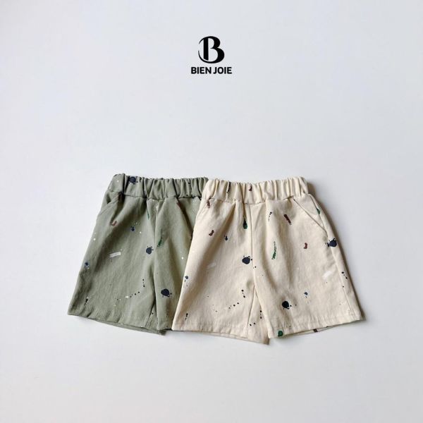 BIENJOIE ｜潑漆隨性短褲 