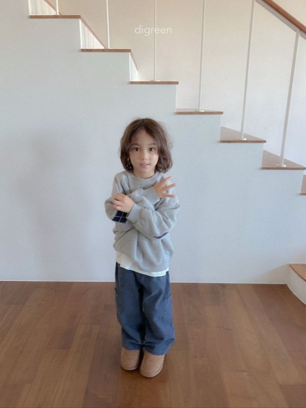 方塊補丁衛衣｜3COLORS 