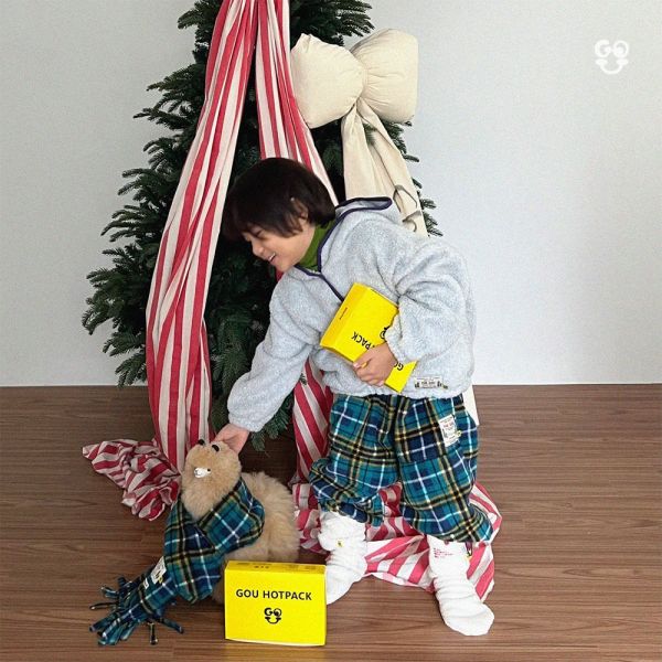 復古格紋抽繩褲｜2COLORS 