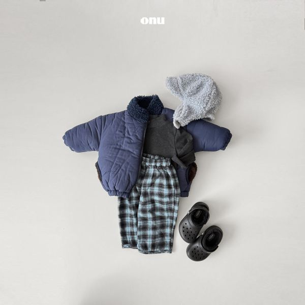 經典格紋鬆緊褲｜2COLORS 