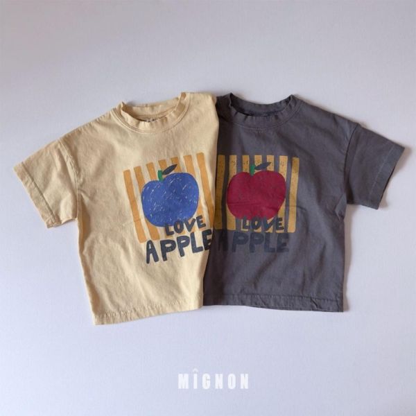 MIGNON｜蘋果短TEE 