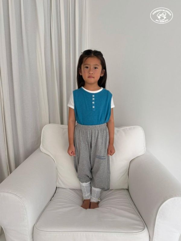 GOU｜舒適縮口棉褲 