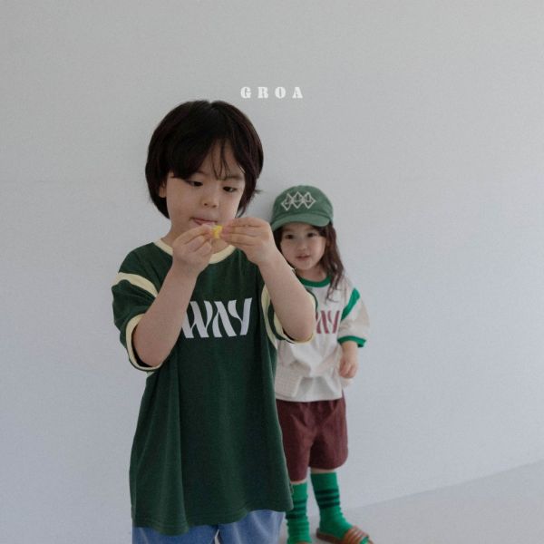 SWAY字母短TEE｜2COLORS 