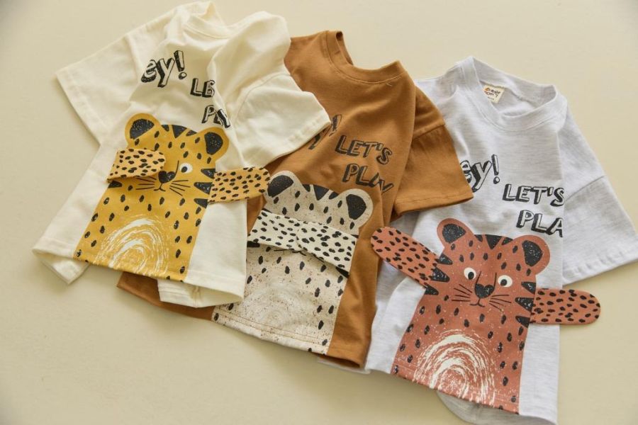 ORANGEMOM｜老虎抱抱短TEE 