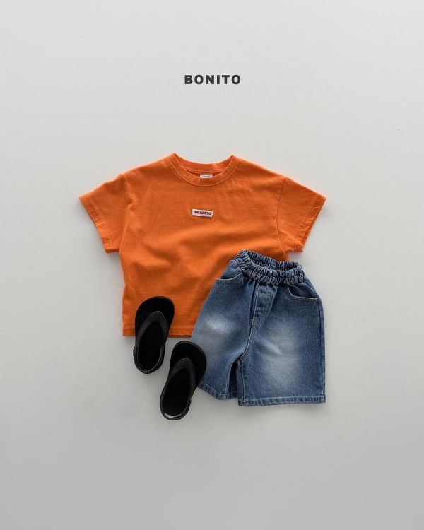 BONITO｜素色標籤短TEE 