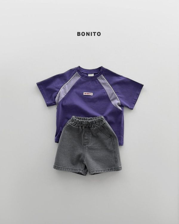 BONITO｜休閒配色短TEE 