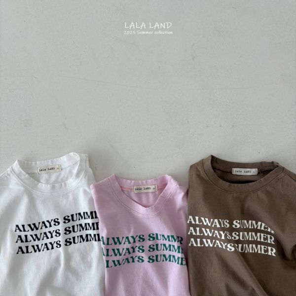 ALWAYS SUMMER短TEE｜3COLORS 