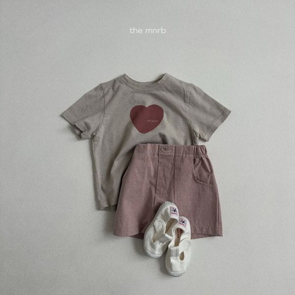 mnrb愛心短TEE｜3COLORS 