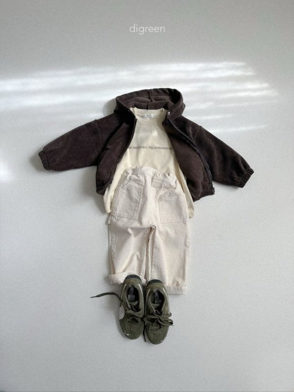 加絨連帽休閒外套｜3COLORS 