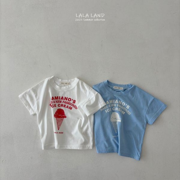 冰淇淋短TEE｜2COLORS 