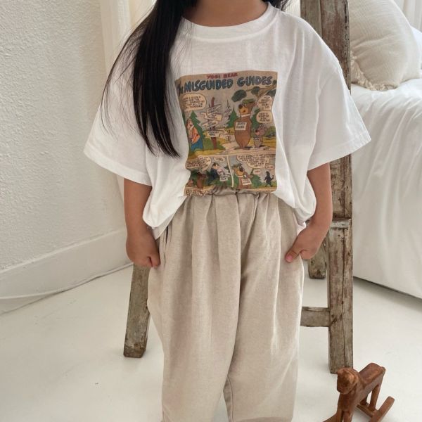The MISEUIDED GUIDES卡通短TEE｜2COLORS 