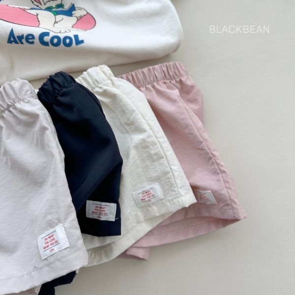 小標籤鬆緊短褲｜4COLORS 