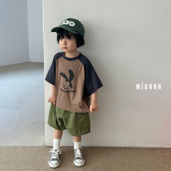 MILD ANIMALS棒球短袖TEE｜2COLORS 
