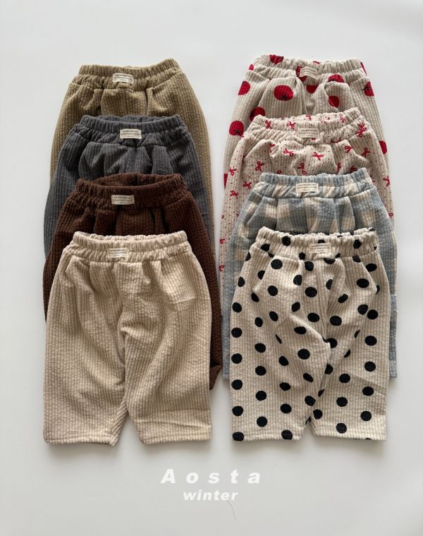 燈芯絨日常鬆緊褲｜8COLORS 