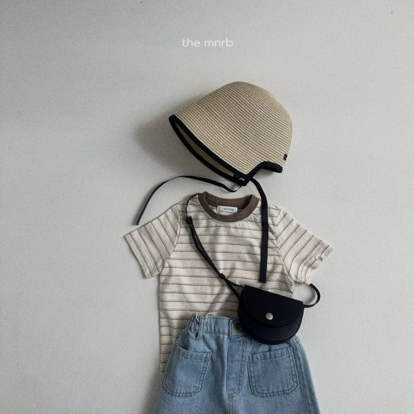 雙線條紋短TEE｜2COLORS 