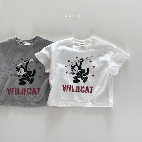 WILDCAT黑貓短TEE｜2COLORS 