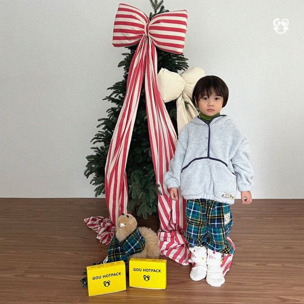 復古格紋抽繩褲｜2COLORS 