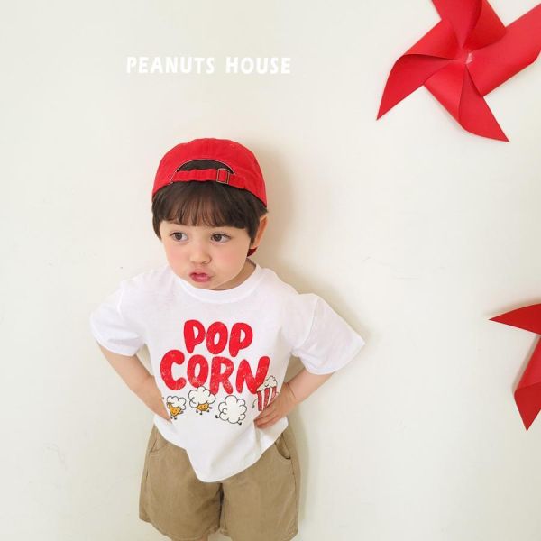 PEANUTS｜POP CORN短TEE 