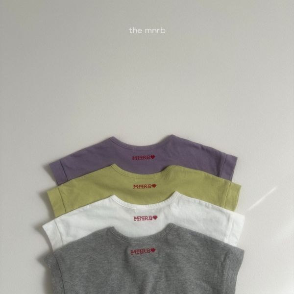 MNRB削尖短TEE｜4COLORS 