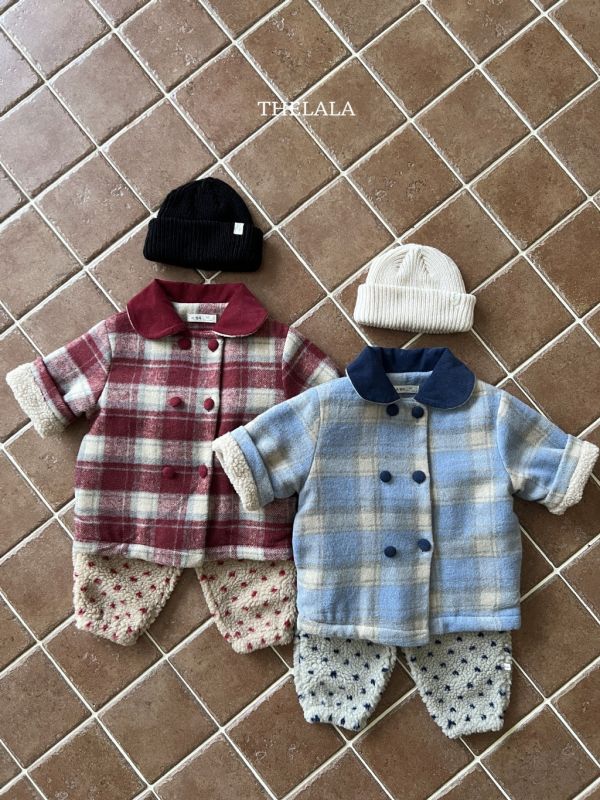 點點羊羔毛暖暖衛褲(可配成套)｜2COLORS 