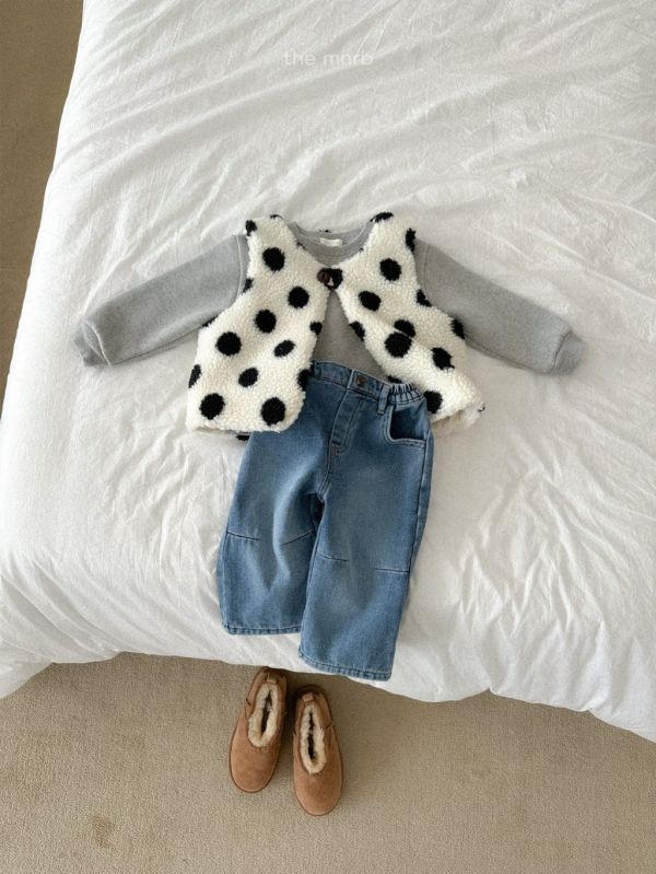 羊羔毛QQ背心｜2COLORS 