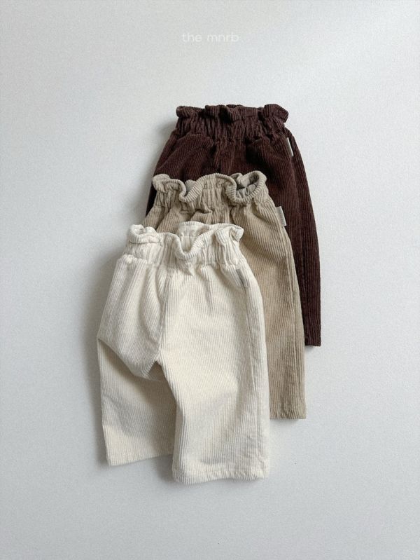 花苞燈芯絨褲｜3COLORS 