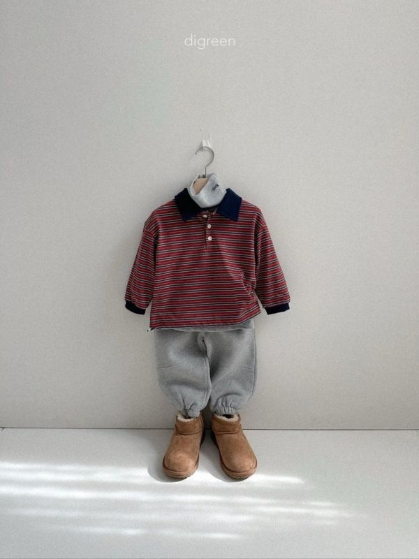 條紋抽繩上衣｜3COLORS 