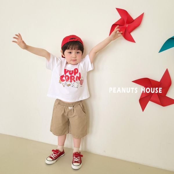 PEANUTS｜POP CORN短TEE 