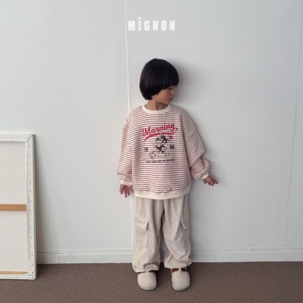 大野狼條紋衛衣｜2COLORS 