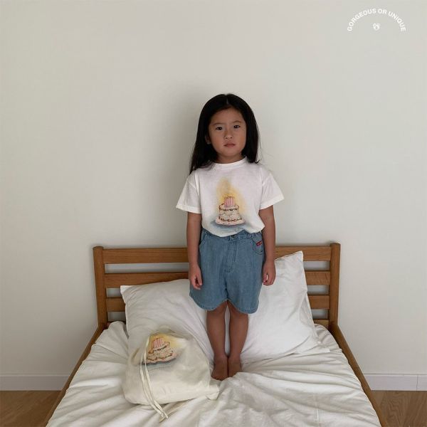 GOU UNIQUE側標丹寧短褲｜2COLORS 