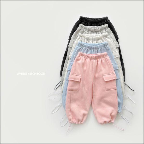 休閒抽繩口袋衛褲｜5COLORS 
