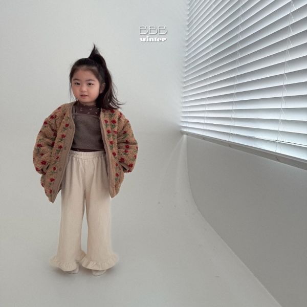 碎花迷彩羊羔毛外套｜2COLORS 